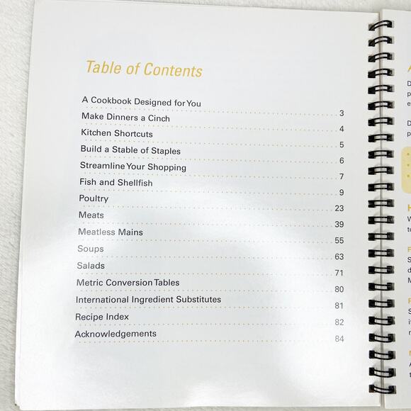 Jenny Craig 30 Meal in 30 Minutes Cookbook Low Calorie Low Fat Diet Book - Picture 4 of 6